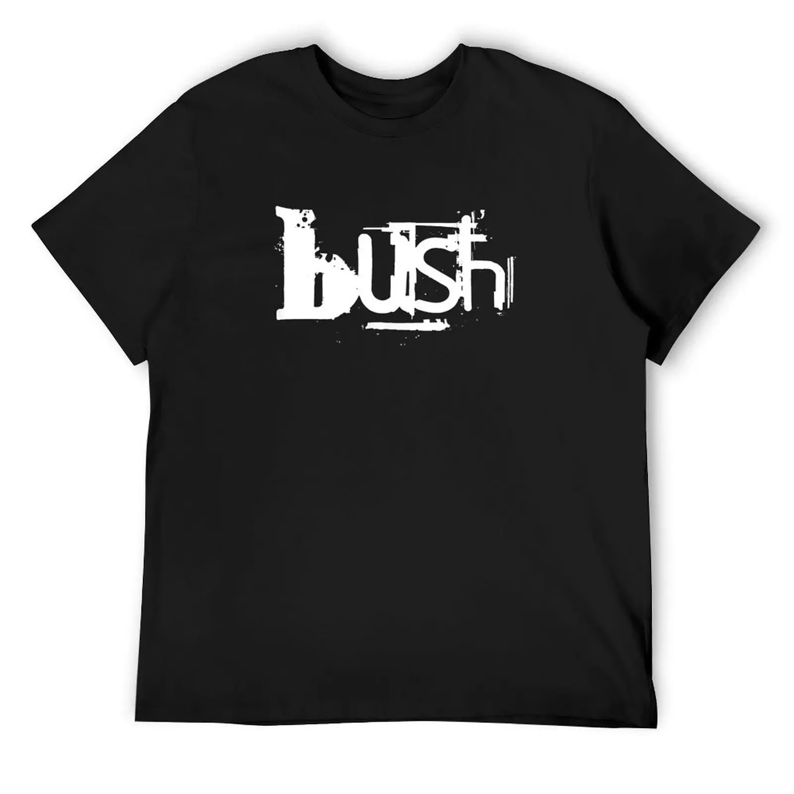 Bush logo T-Shirt customizeds Short sleeve tee shirts graphic tees custom shirt plain black t shirts men