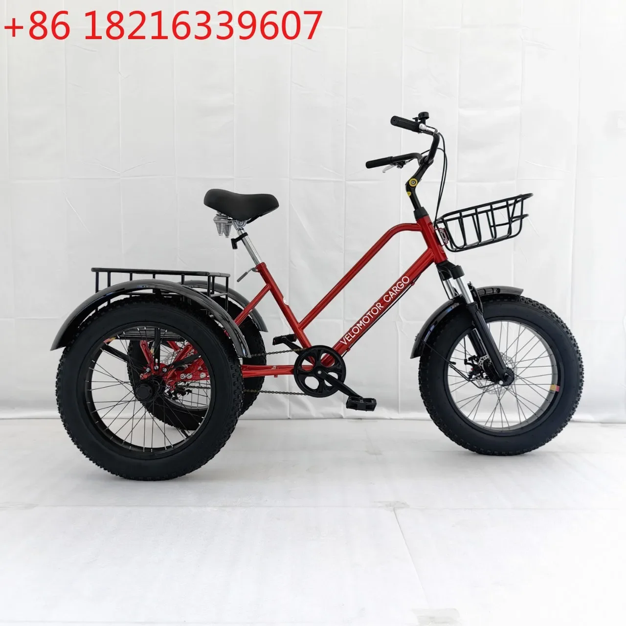 YAO 20 inch snow mountain pedal tricycle fat tire tricycle bicycle