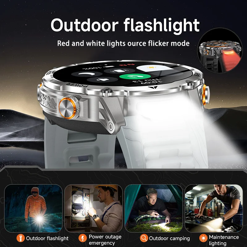 2026 Nowy męski smartwatch out – Outdoor Lighting Ip Rating recenzja i cena