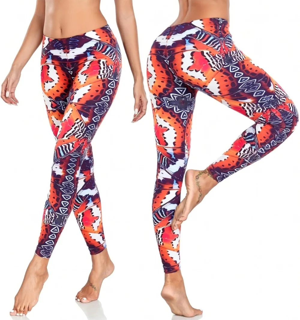 

Women's Leopard Leggings Sport Gym High Waist Tights Pants Casual Slim Printed Fitness Yoga Raises Butt Girl Leggings