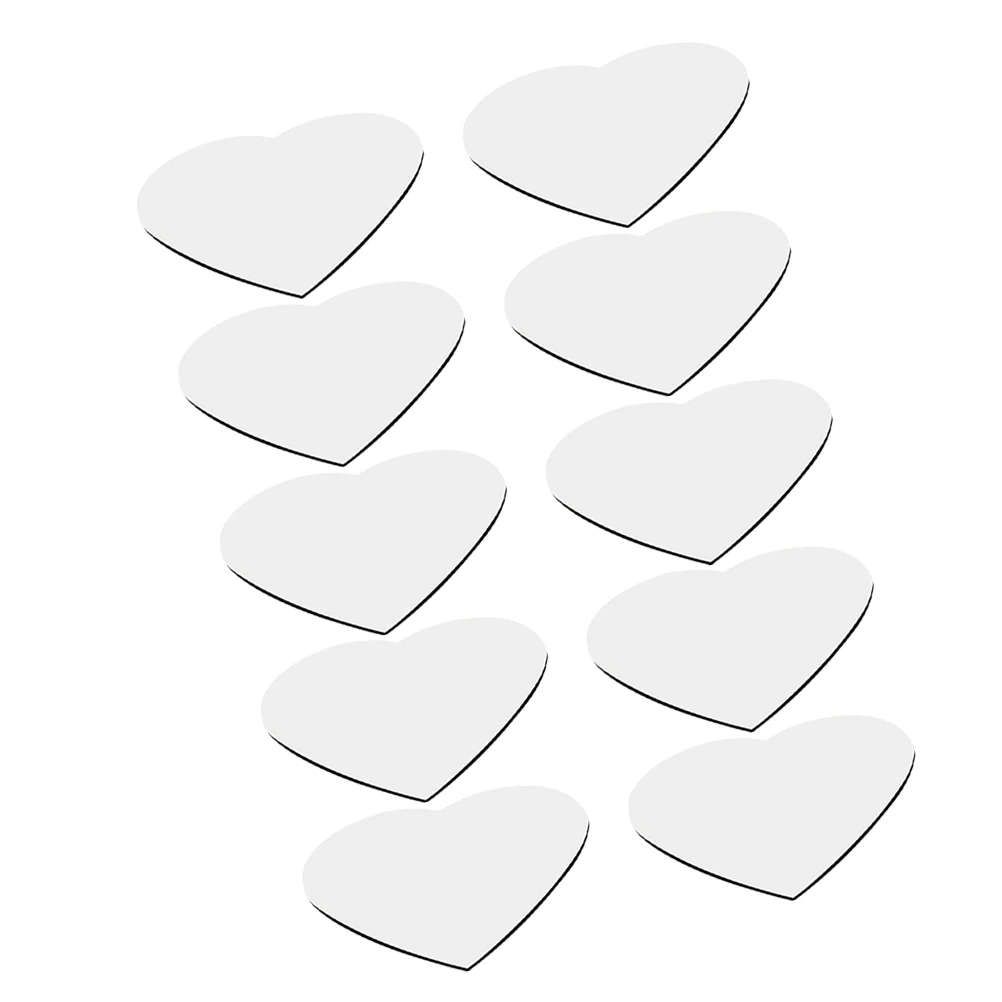 

10Pcs Blank Sublimation Fridge Magnets Glossy Thermal Transfer DIY Craft Kit Refrigerator Decoration Household Use