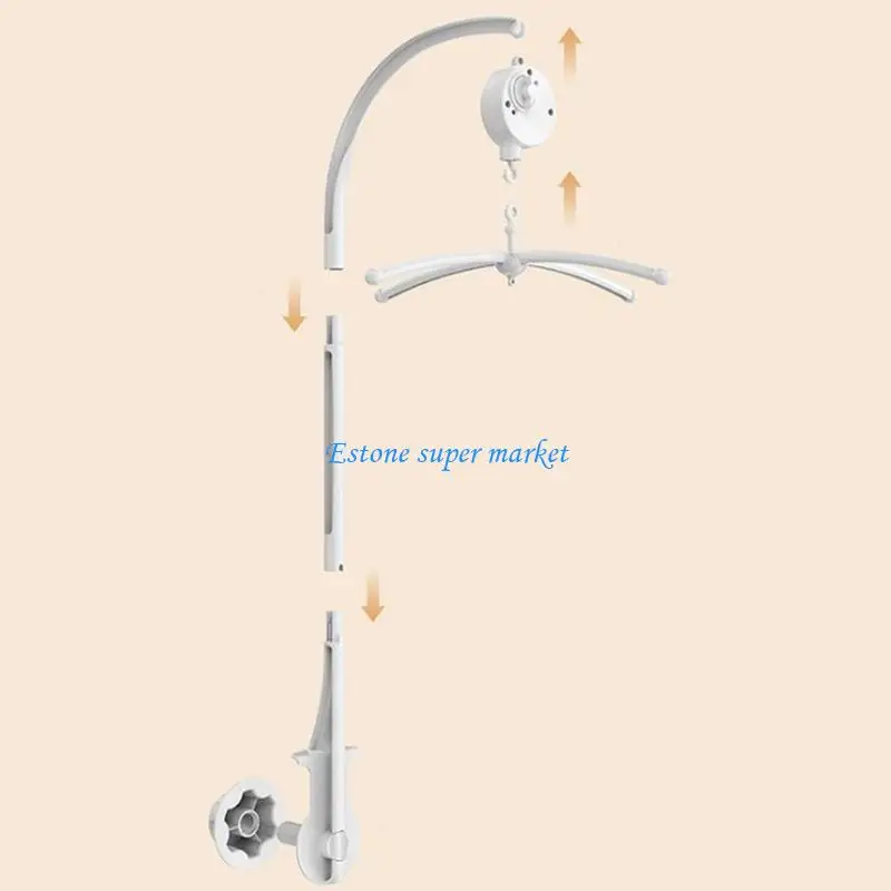 090B صندوق الموسيقى تهويدة أجراس الخشخيشة صندوق الموسيقى لعبة معلقة Windup للطفل #4