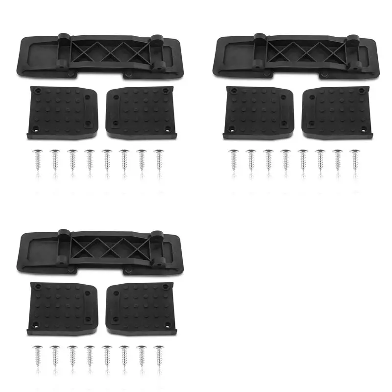 B97A-3X Stilt Soles Replacement Kits, Stilt Soles Anti-Slip Pads For Drywall, Non-Slip Stilts Soles Foot Pads With Screw
