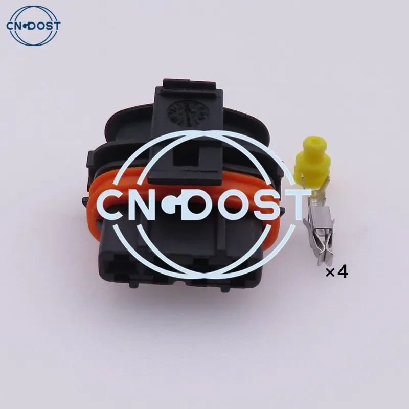 

1 комплект, 4-контактный 3,5 серии 1928404745 368162-1, катушка переменного тока в сборе, катушка автоматического зажигания, высоковольтный провод, водонепроницаемый разъем