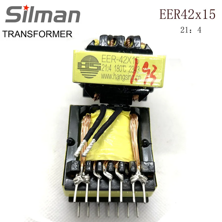 1PC Pulse Transformer EER42x15 21:4 180°C 2343 For Inverter Arc TIG Welding Middle Board 14feet