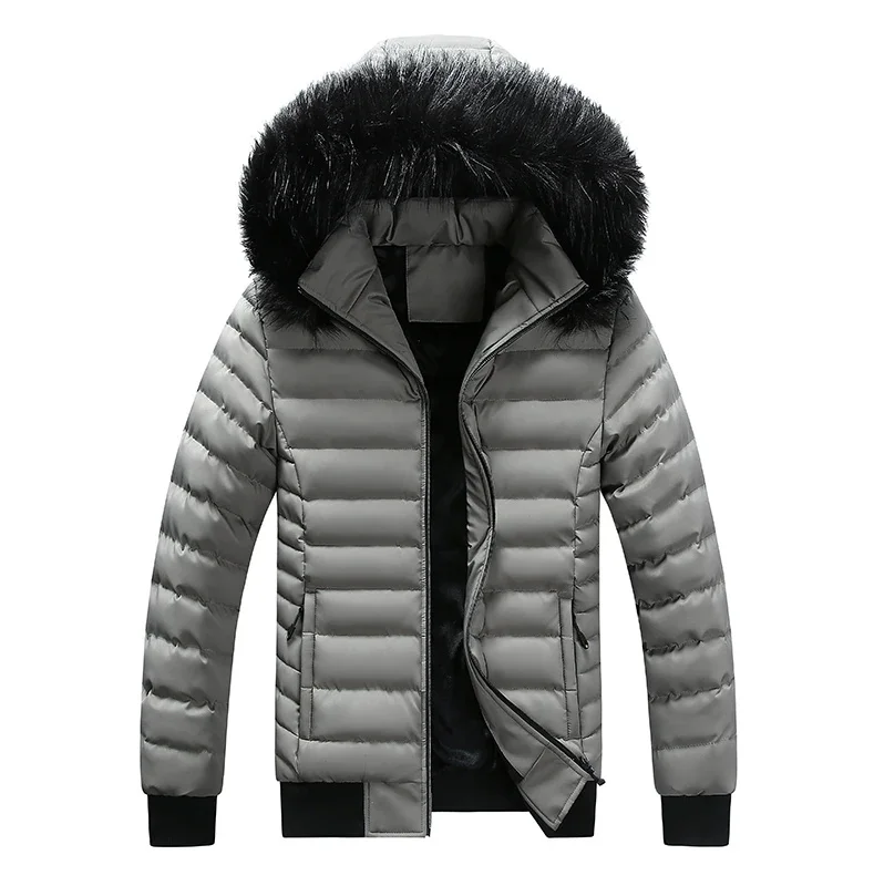 Parka à Capuche pour Homme, Pardessus d'Optique, Veste Décontractée, Chapeau Chaud, Long Coupe-Vent, Classique, Coupe-Vent, Zones d'Affaires, Hiver