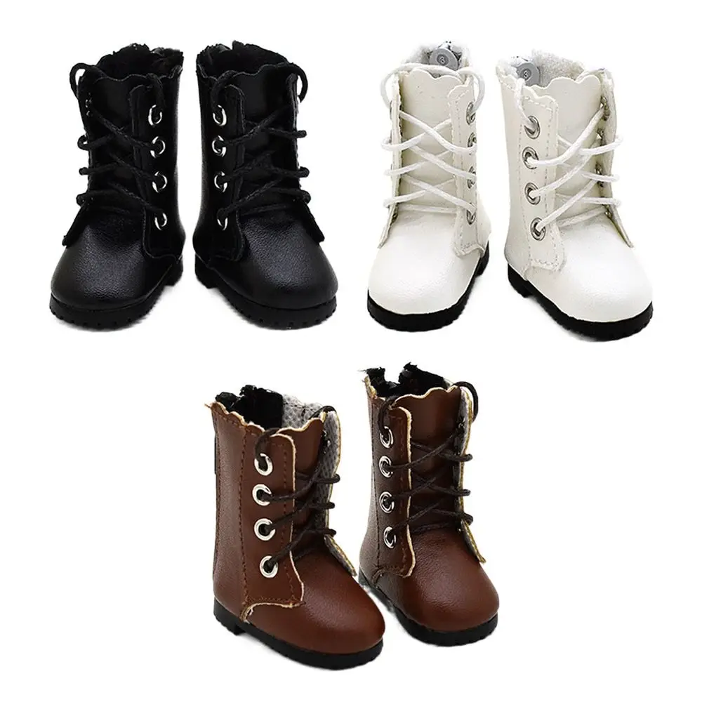 4.5*2.3*5cm Doll Fashion Shoes Female Doll Boots Fit for 1/6 BJD Dolls Accessories Leather Doll Colorful Long Knees Boots