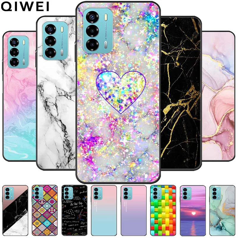 For ZTE Blade V40 Vita Case Lovely Silicone Protective Soft TPU Coque for ZTE Blade V40 Vita Phone Covers V 40 Vita Bumper Shell