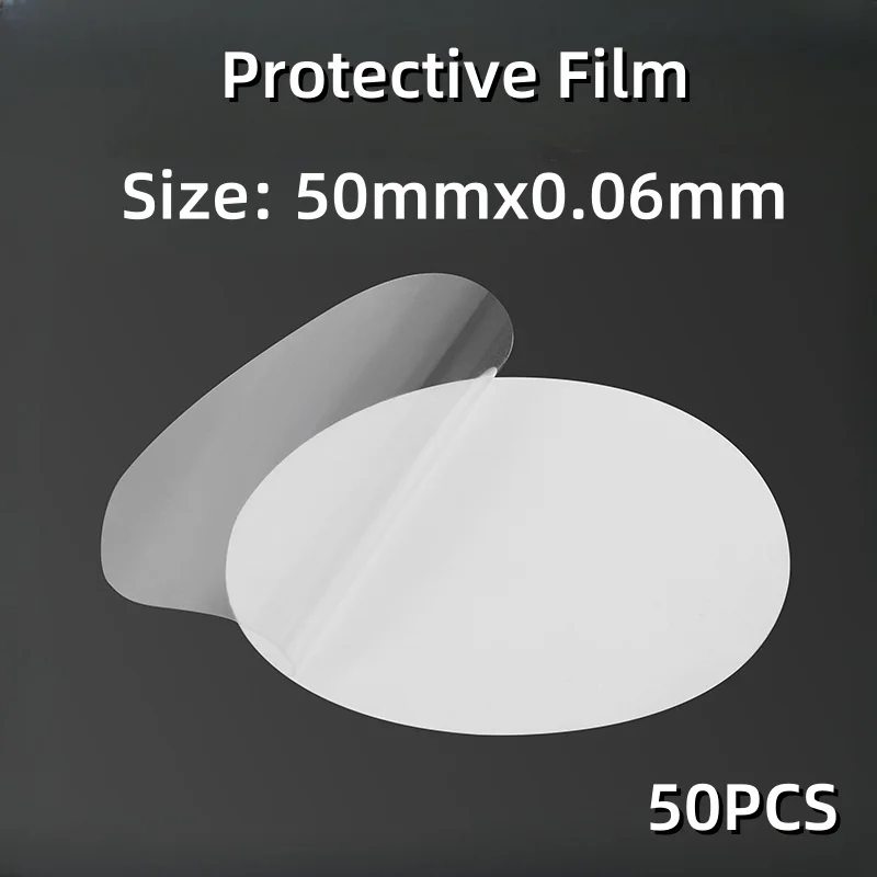 50Pcs Watch Dial Protective Films Watch Opening Cover Maintenance PVC Films for Watch Repair