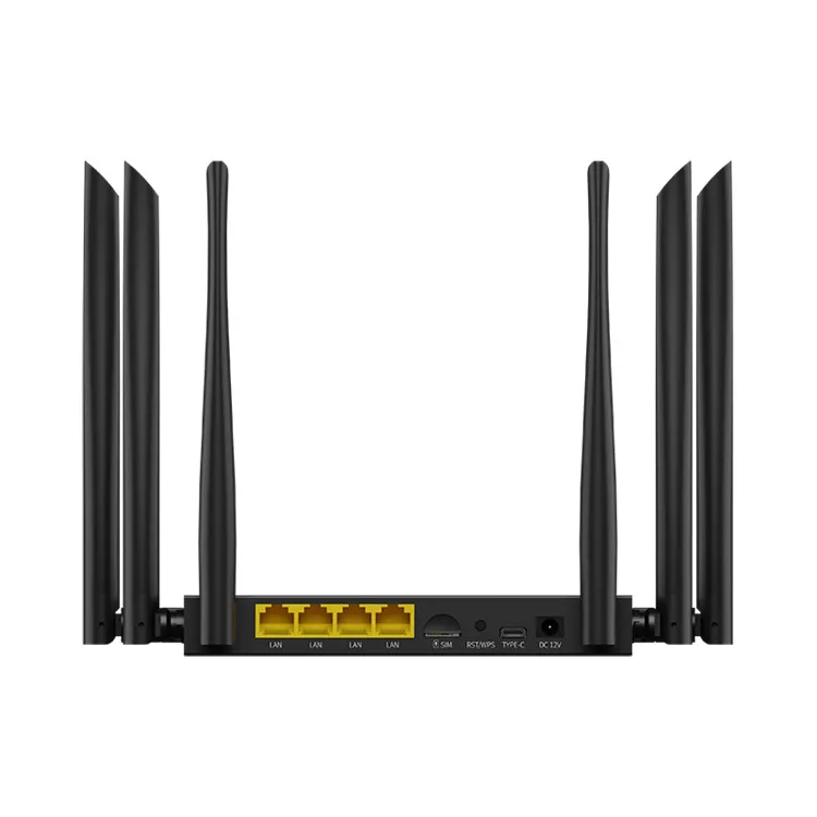 

New Model Dual Band 5G Cat 6 LTE Mesh Router With Sim Card Slot 300mbps Max LAN Data VPN & Firewall Function Home Use