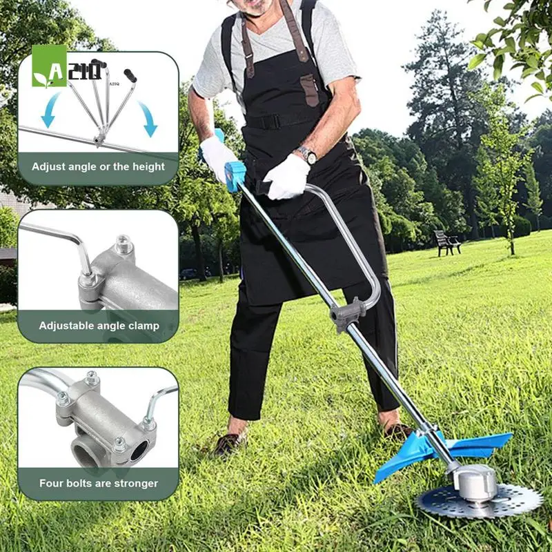 

A21Q -2PCS Weed Eater Handle - String Trimmer Handle, Ergonomic Trimmer Grip, Weedeater Handle With Bracket Clamp