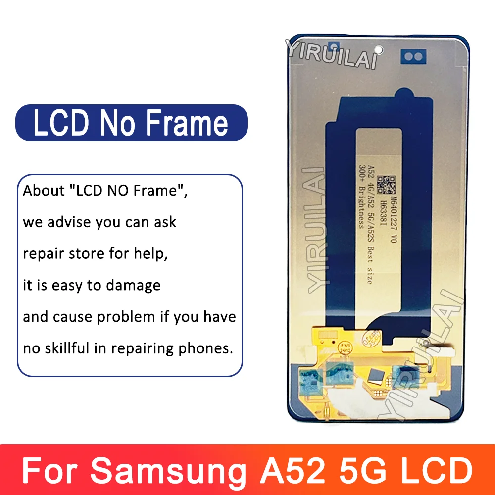 TFT لسامسونج غالاكسي A52 5G شاشة LCD استبدال شاشة اللمس الرقمية لسامسونج غالاكسي A526 A526B قسم شاشة LCD