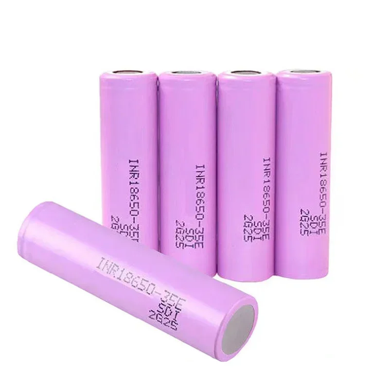 2024 New 100% made in Korea 18650 3500mAh 10A discharge INR18650-35E 3.7v 18650 battery rechargable Battery