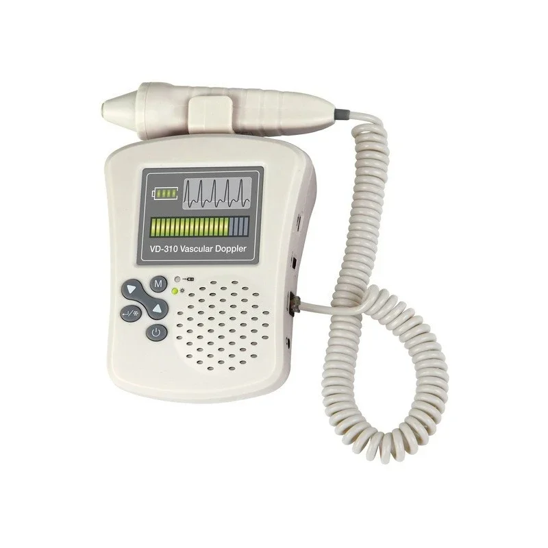 VD-310 Veterinary Doppler Bloodflow Detector – Portable Vascular Ultrasound Monitor with Bluetooth Wireless Printing for Animals