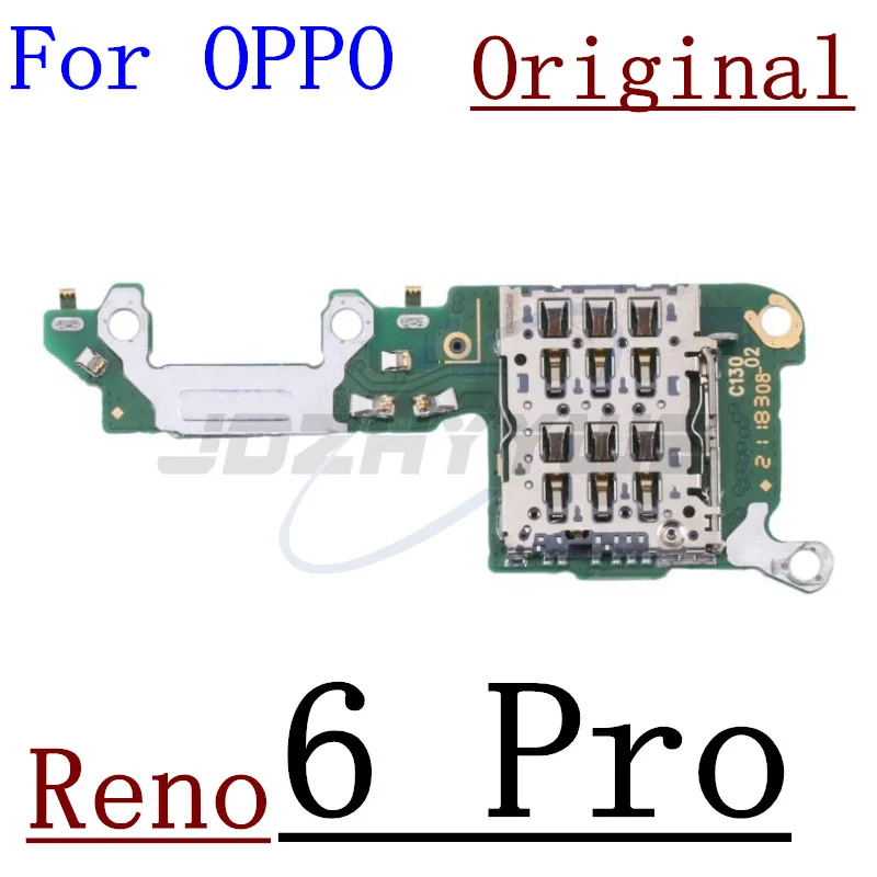 USB Charging Port Board Dock Plug Connector+SIM Card Holder Socket Flex Cable For OPPO Reno 5 6 Reno5 Z F Reno6 Pro Lite 4G 5G