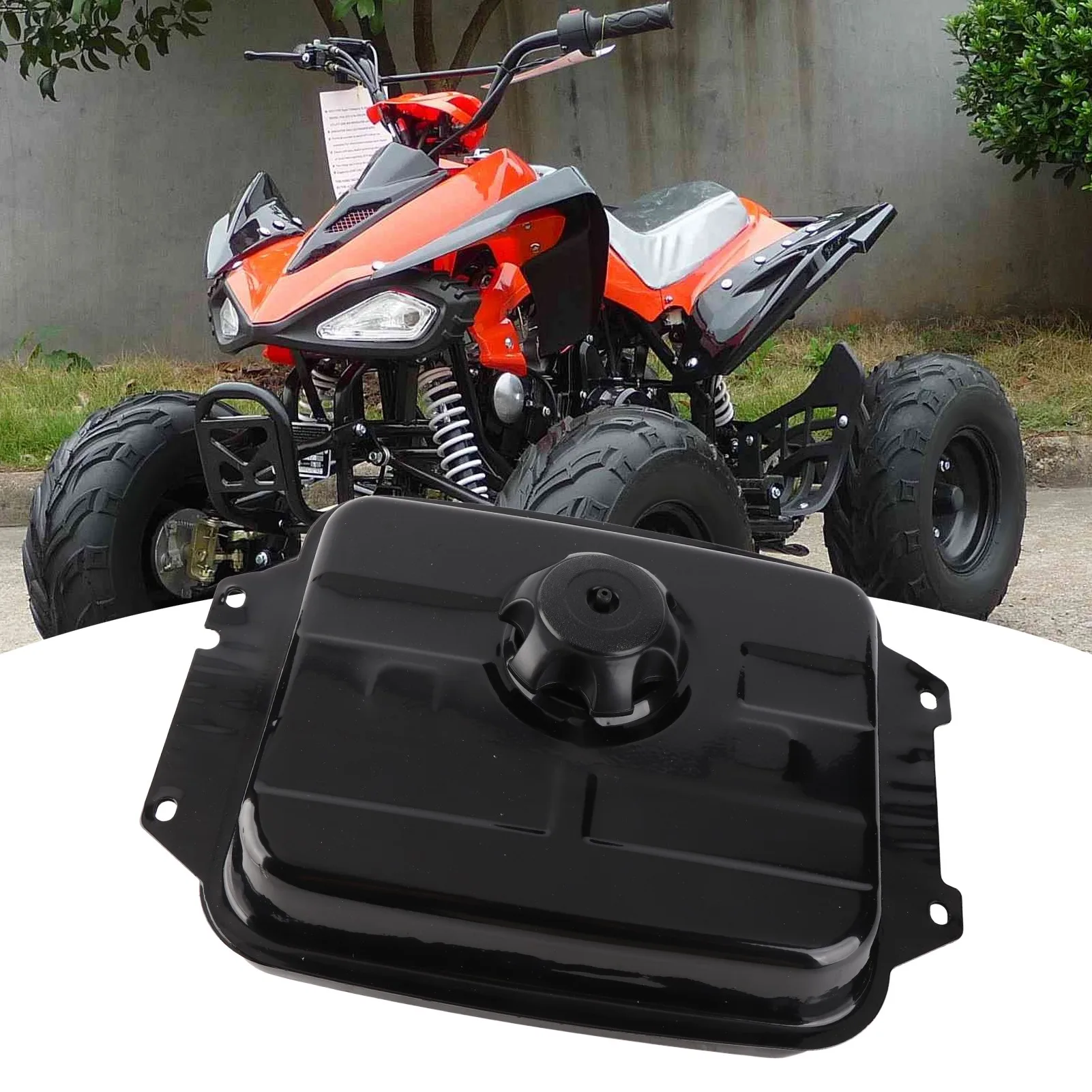 Fuel Gas Petrol  Metal Fuel Container with  6L Corrosion Proof for Go Kart ATV 125‑250CC Fuel  Gas Fuel Petrol