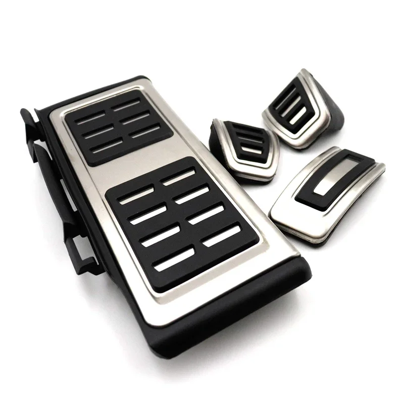 Car Foot Pedals For SEAT Leon Cupra Leon Mk4 2020~2022 Stainless Steel Gas Brake Restfoot Pedal Pad Protector AT MT