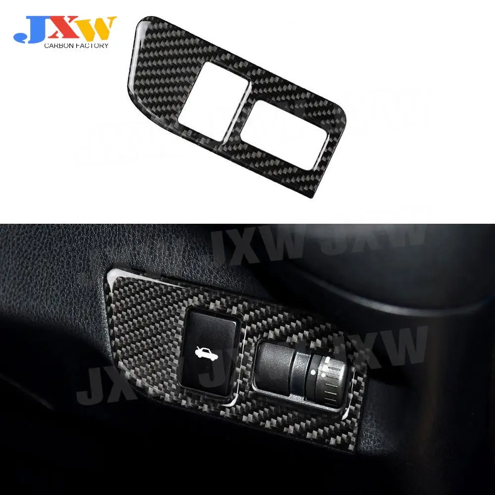 

Carbon Fiber Car Rear Trunk Boot Inner Switch Button Trims Frame Cover Sticker For Toyota GT86 FT86 ZN6 Subaru BRZ 2013-2017