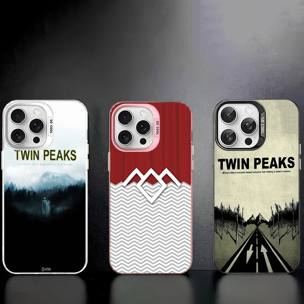 Welcome To Twin Peaks Phone Case For IPhone 16 15 14 13 12 11 Pro Max X XR XSMAX 8 7 Plus Matte Shockproof Back Cover