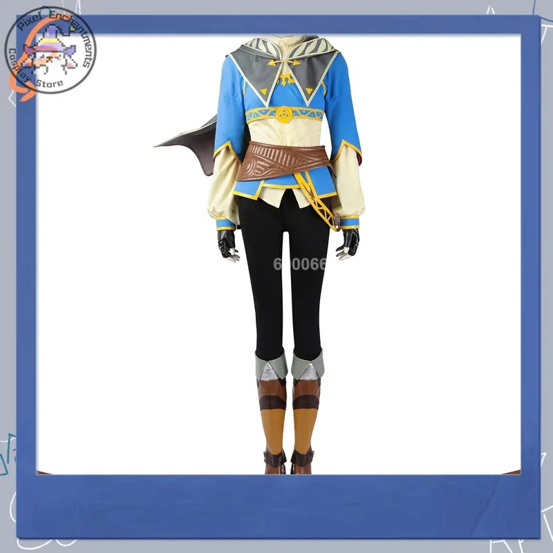 أزياء تنكرية مستوحاة من لعبة بوريا الأميرة زيلدا مجموعة ملابس كاملة من ألعاب أنمي كاملة CA؛ 2، C'4، H. #1