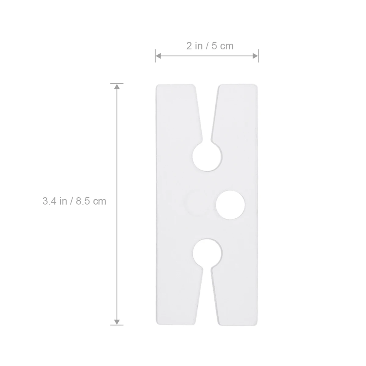 

100pcs Balloon Clips H Shape Plastic Sealing For Wedding Birthday Christmas Party Decoration Fastening Ties Easy Use