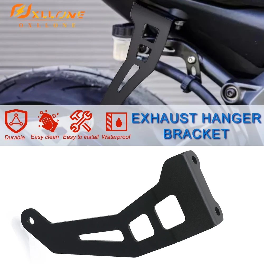 

YZF-R7 Motorcycle For Yamaha YZF R7 YZFR7 2021-2025 2024 2023 2022 Aluminium Exhaust Holder Hanger Bracket Muffler Support 2021