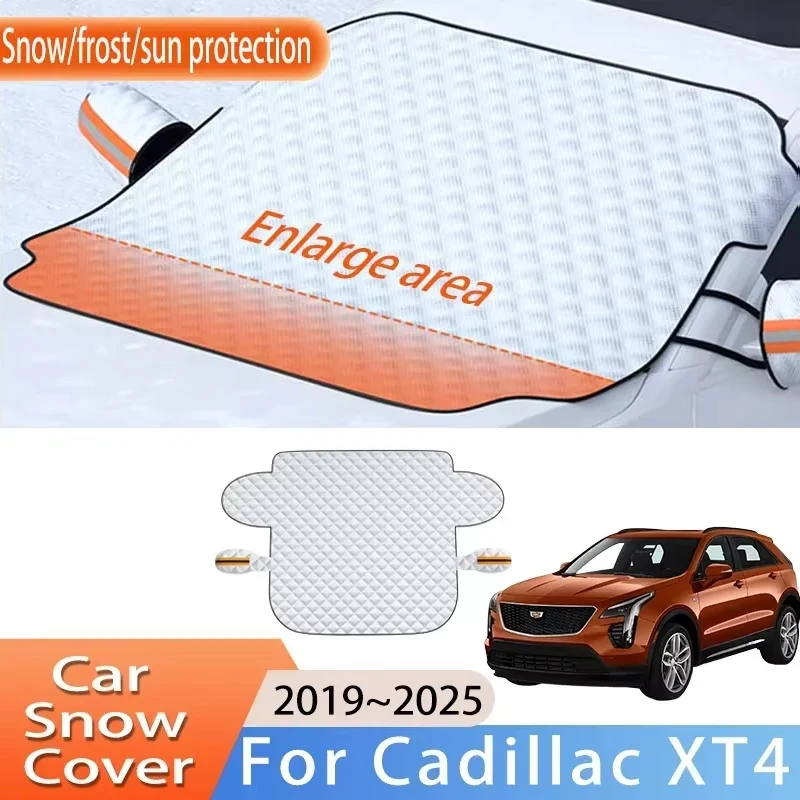 

Car Accessories For Cadillac XT4 2019~2025 2020 2021 Front Windscreen Snow Cover Ice Frost Sun Protector Waterproof Auto Parts