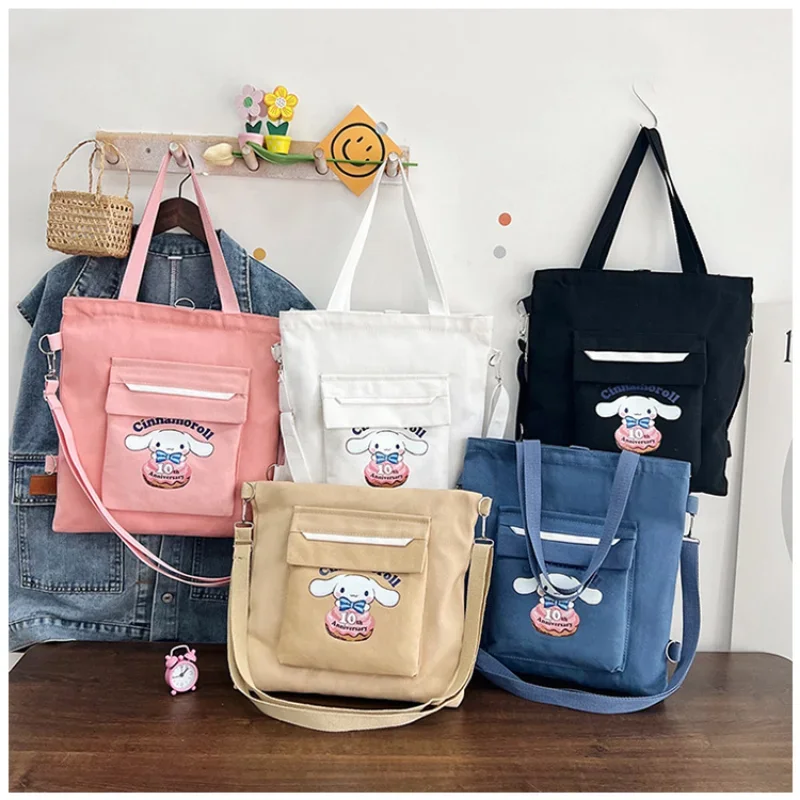 Sanrio's new Melody-mochila elegante y sencilla Yugui dog, bonita, dulce y ligera, bolso de mensajero de hombro de gran capacidad