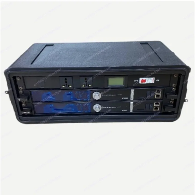 3UPE ABS Rack Case Flight Box, 3U Protective Enclosure for Power Amplifier & Stage Processor Equipment