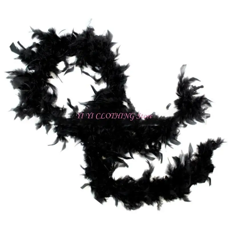 N5KF Accessori per costumi da donna Flapper Copricapo Collana Sciarpa per feste a tema anni '20