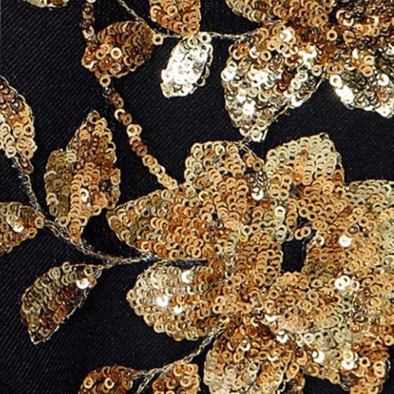 Dress pesta pernikahan pria, Blazer motif bunga, pakaian payet mewah untuk bisnis sosial bola pernikahan