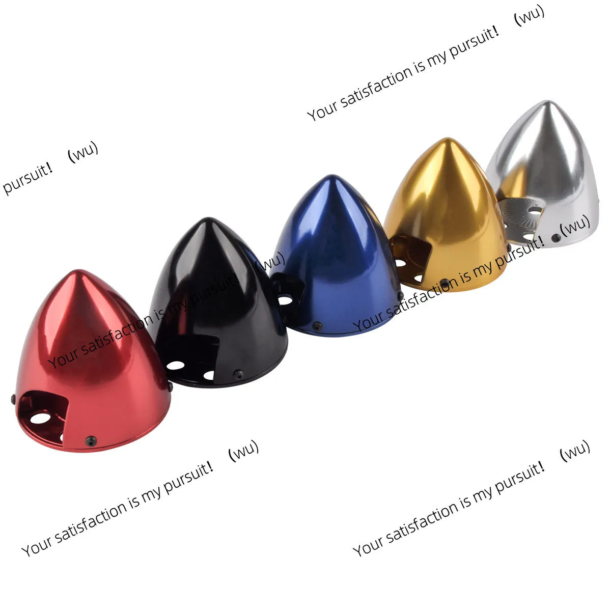 Aluminum alloy color fairing 2.5 inches, screws on the side are suitable for motor and engine two-leaf positive propeller