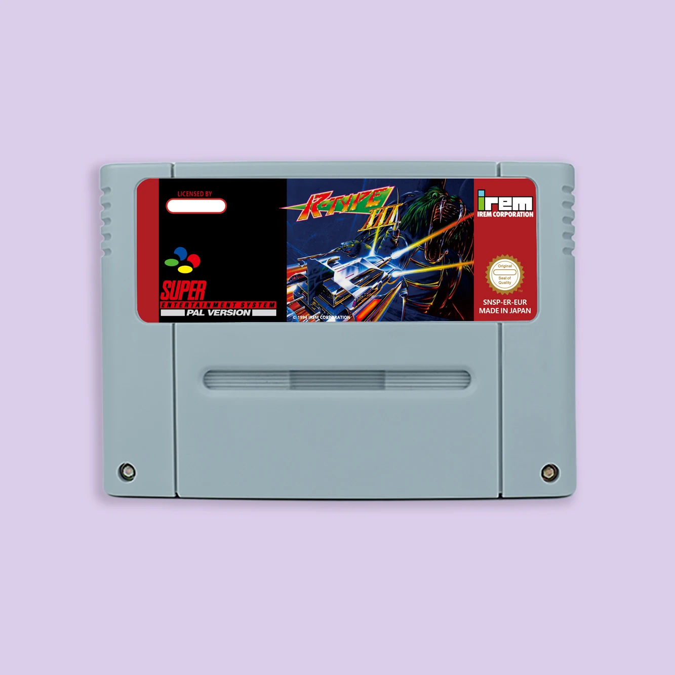 سوبر R-نوع 3 ألعاب العمل ل SNES ، 16 بت ، الولايات المتحدة الأمريكية ، NTSC ، EUR ، PAL ، ألعاب الفيديو لوحات المفاتيح خرطوشة