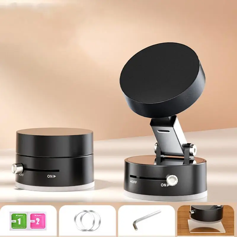 ที่วางโทรศัพท์สูญญากาศ 360 ปรับพับได้ถ้วยดูดแม่เหล็กที่วางโทรศัพท์อุปกรณ์ยานยนต์สําหรับแดชบอร์ดโต๊ะทํางาน