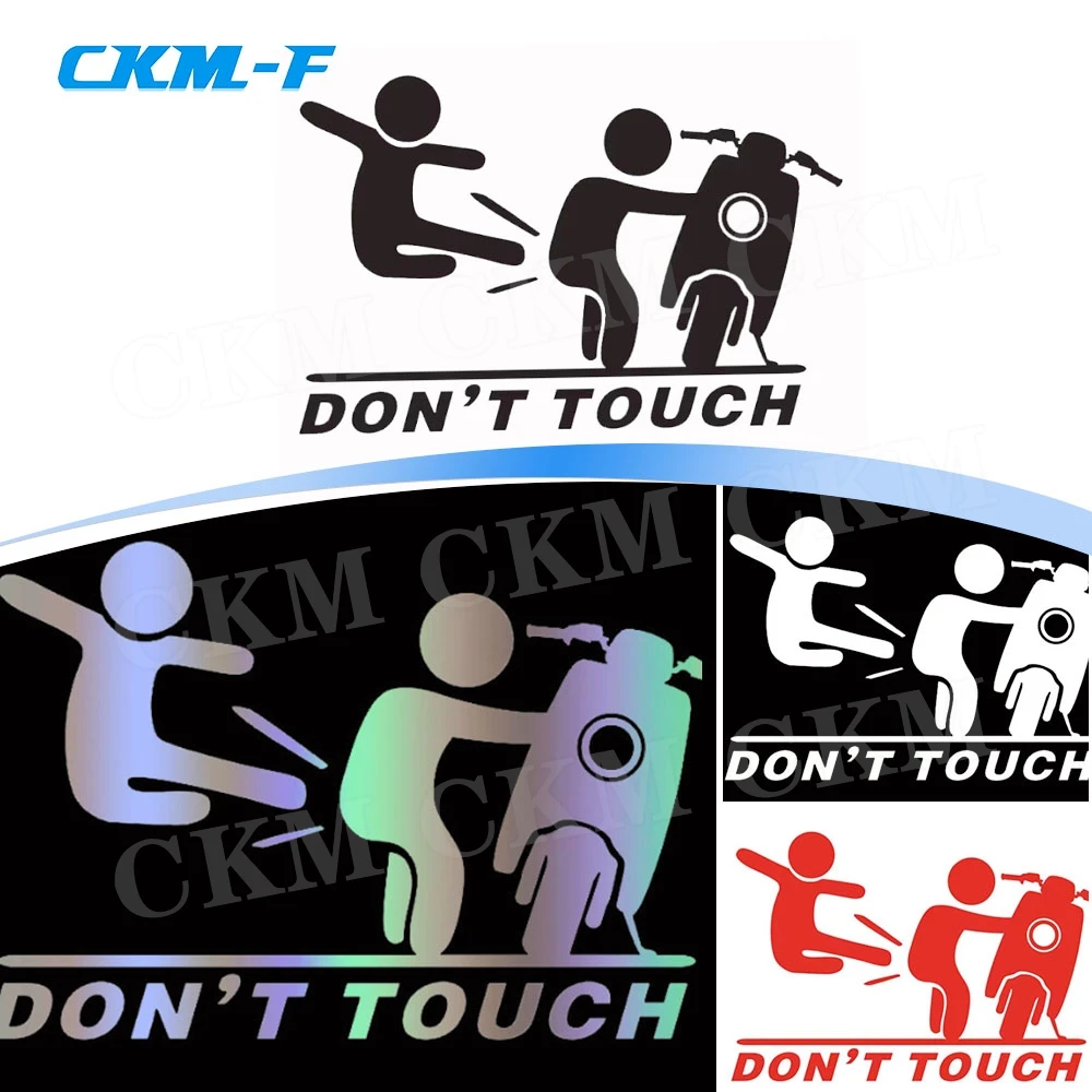 Car Sticker-Don't Touch My Car Personalized Creative Funny Car Decoration Stickers Window Glass Decoration Car Beauty