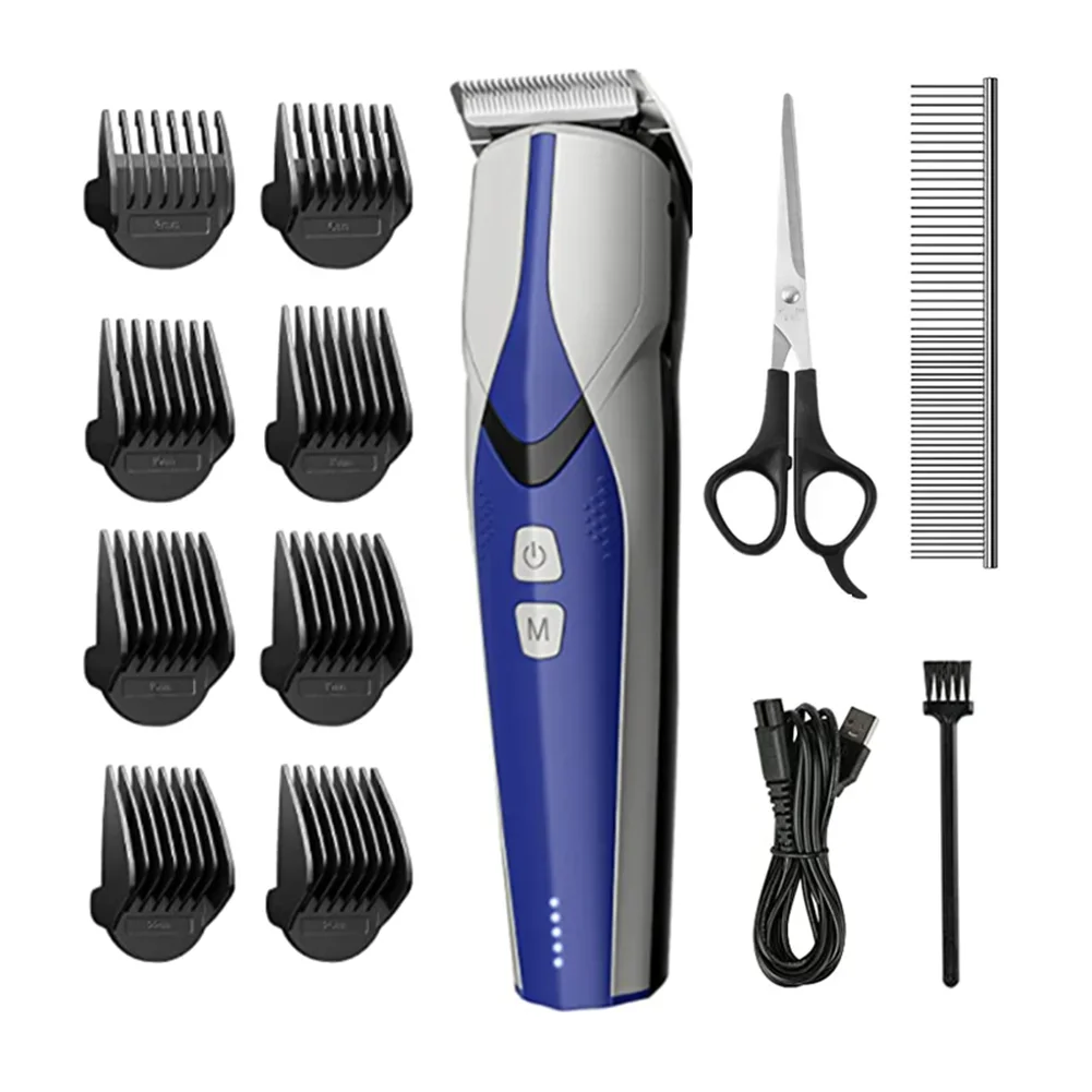 Custom wholesale high quality barber rechargeable clippers men barber cordless full set machine for hair clipper