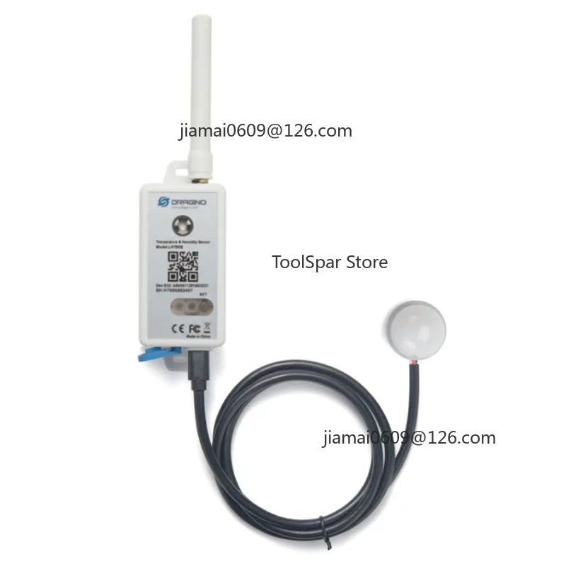 LoRaWAN Class A Temperature Humidity Sensor External Probe LoRaWAN v1.0.3 Wireless Environmental Monitoring Transmitter