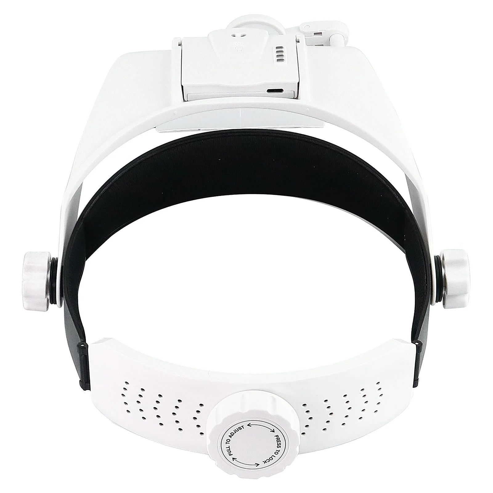 Head Mounted Magnifying Glass, 5 Sets of Multiples, 2 Led Lights, Touch Switch, Usb Rechargeable Magnifying Glass