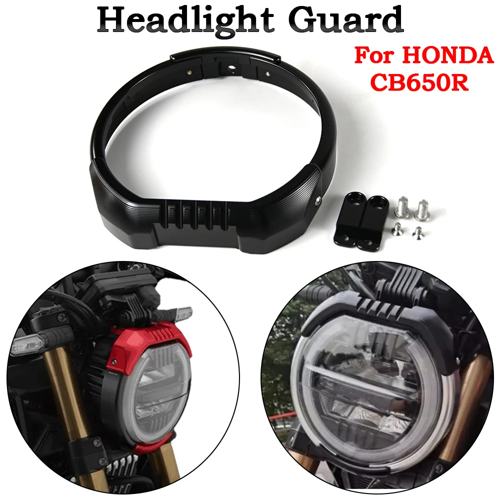 

Applicable To The Modified Head Cover Front Head Cover Headlight Cover And Front Lamp Protection Cover Of Honda Cb650r 2019~20