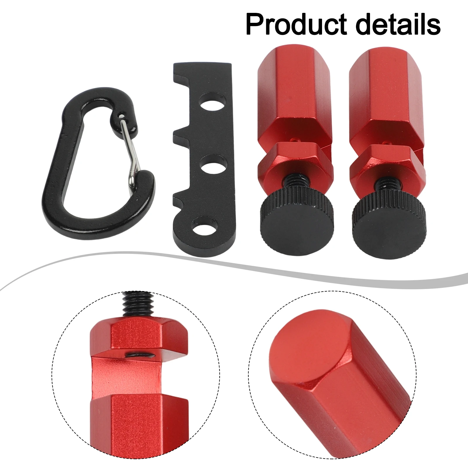 Rafter Layout Tool Framing Square Gauge For Rafter Layout Carabiner Equipped Stair Gauge Portable Carabiner Hook