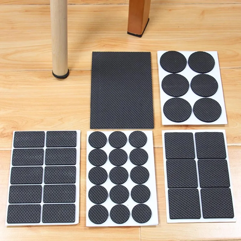 Self Adhesive Furniture Leg Feet Protector Pad Chair Leg Pad Anti-Skid Scratch DIY Resistant Furniture Feet Floor Protector Pads