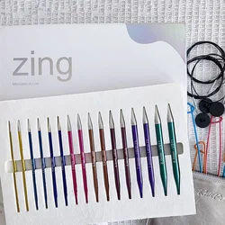 Nuovo Set regalo di ferri da maglia intercambiabili Knitpro Zing