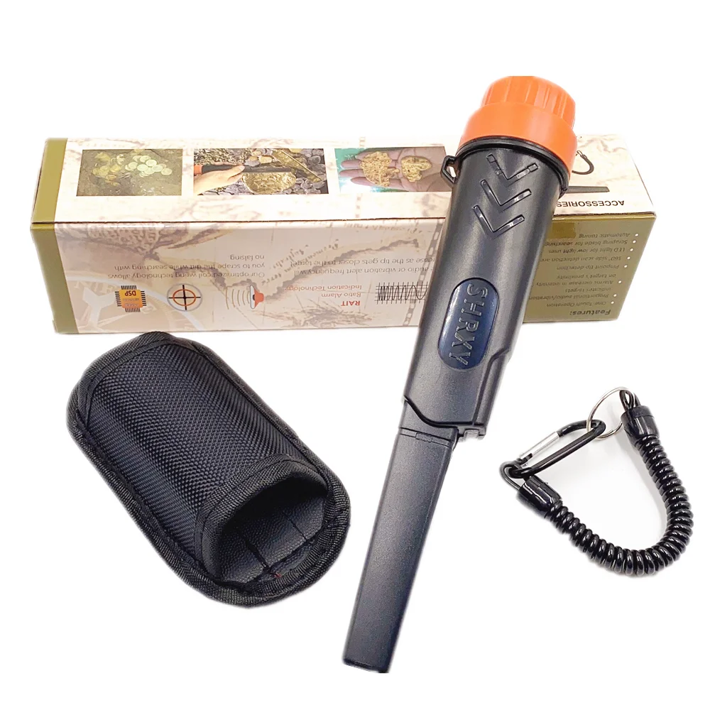 Ponteiro à prova dwaterproof água detector de metais subaquática pulso pinpointer totalmente selado mergulho ouro metal detectando q05