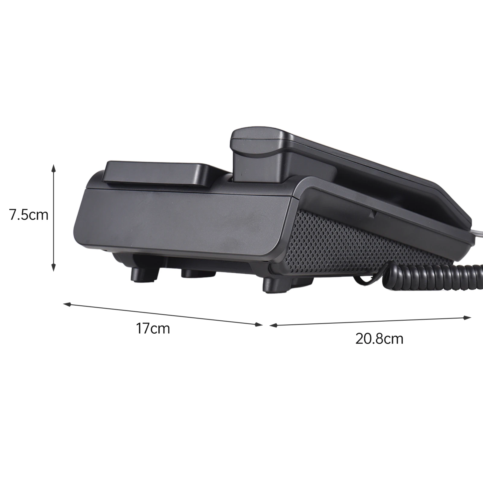 Corded Phone Desk Landline Phone Telephone DTMF/FSK Dual System Support Hands-Free/Redial/Flash/Speed Dial/Ring Volume Control