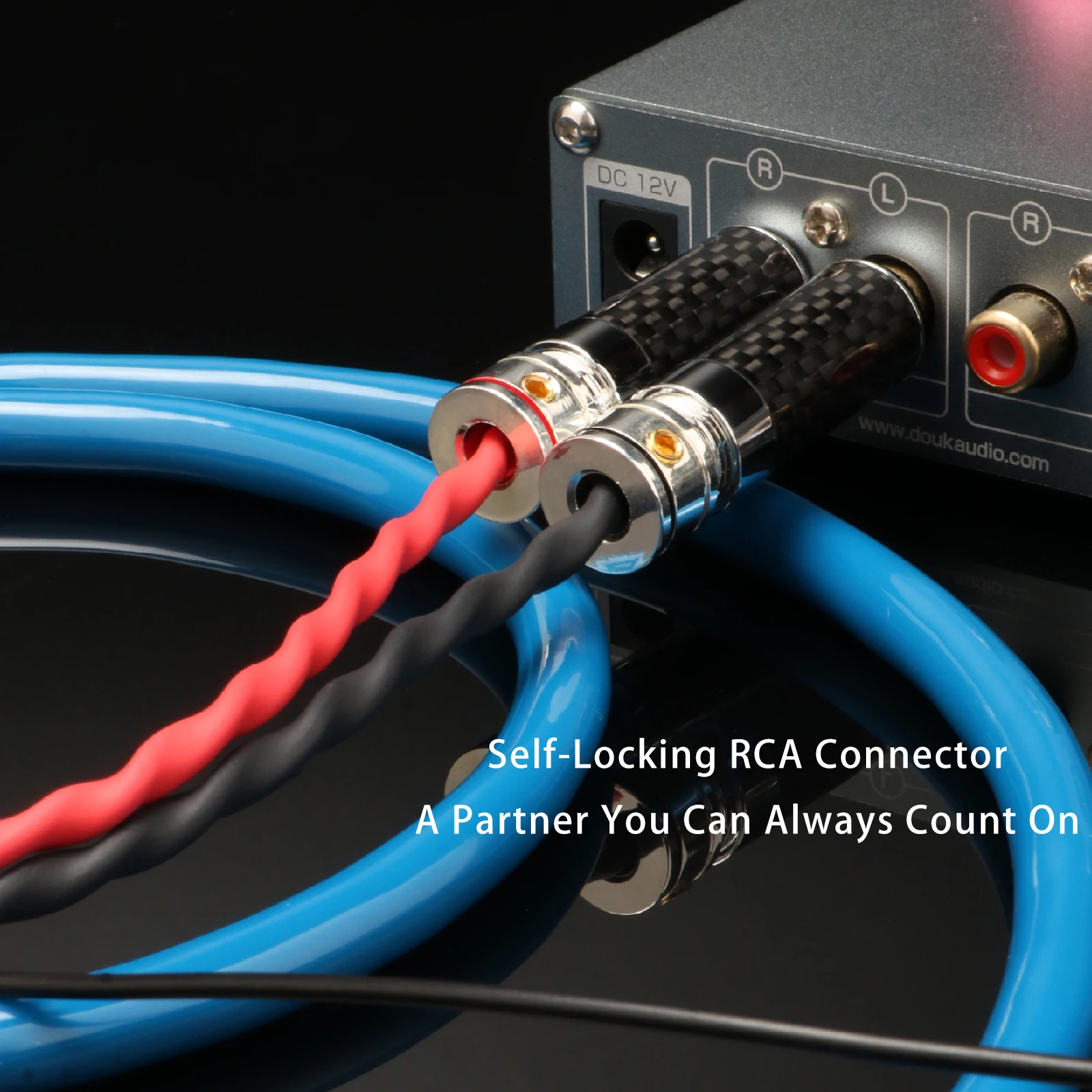 5-Pin DIN Stecker/Buchse auf 2RCA Phono-Kabel 4-adriges Phono-Kabel mit Erdungsdraht RCA-Kabel für LP Vinyl-Plattenspieler Tonarm – Detail 8