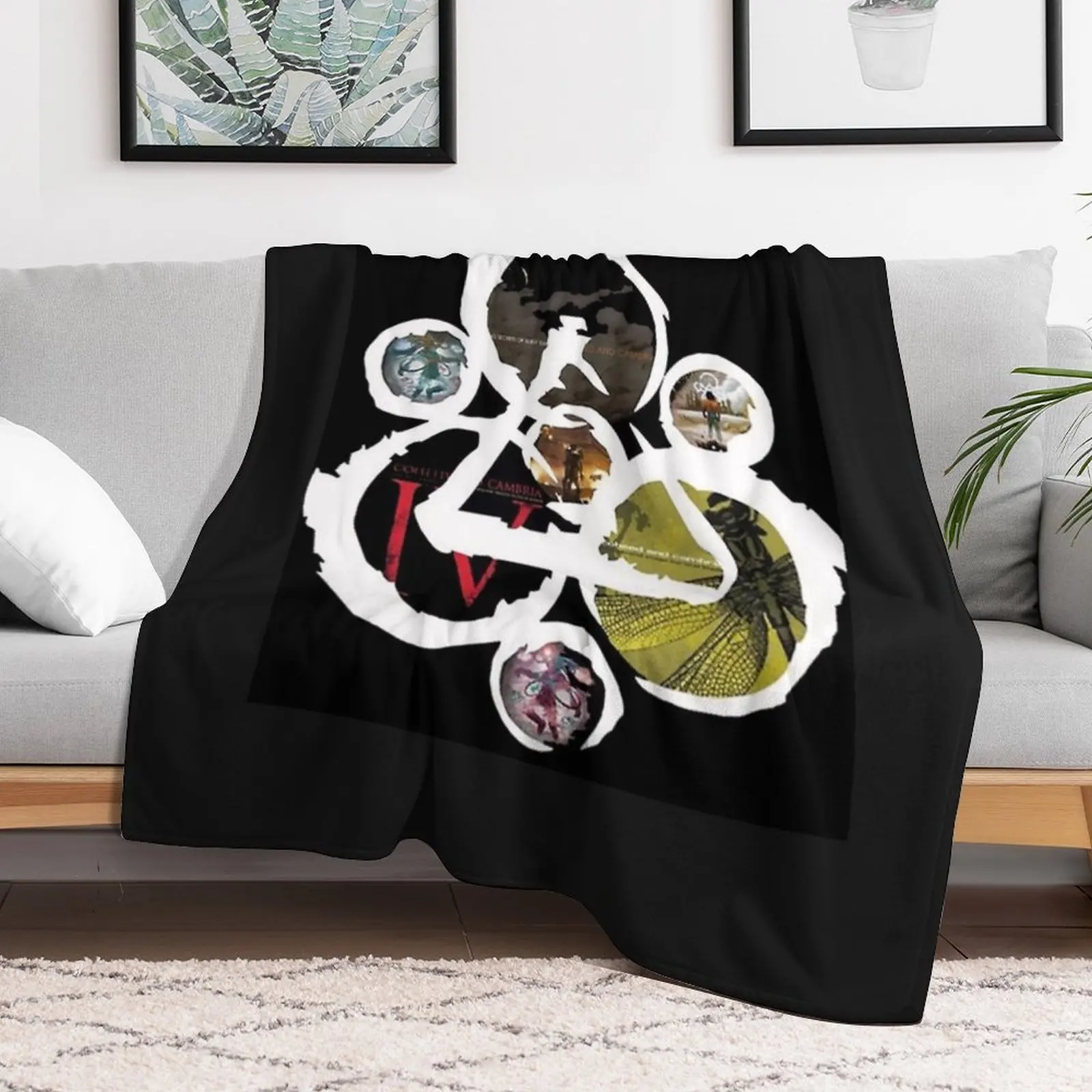 coheed and cambria best seller Throw Blanket cosplay anime Blankets For Bed Retros Blankets