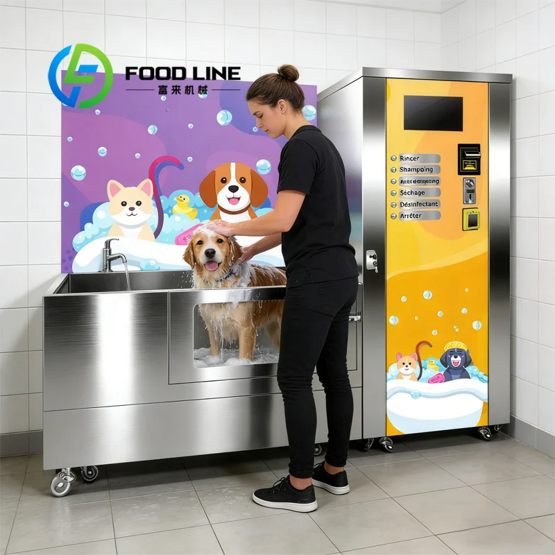 Multi Angle Spray Pet Cleaning Machine Omnidirectional Water Outlet Realize No Dead Angle Whole Body Pet Cleansing