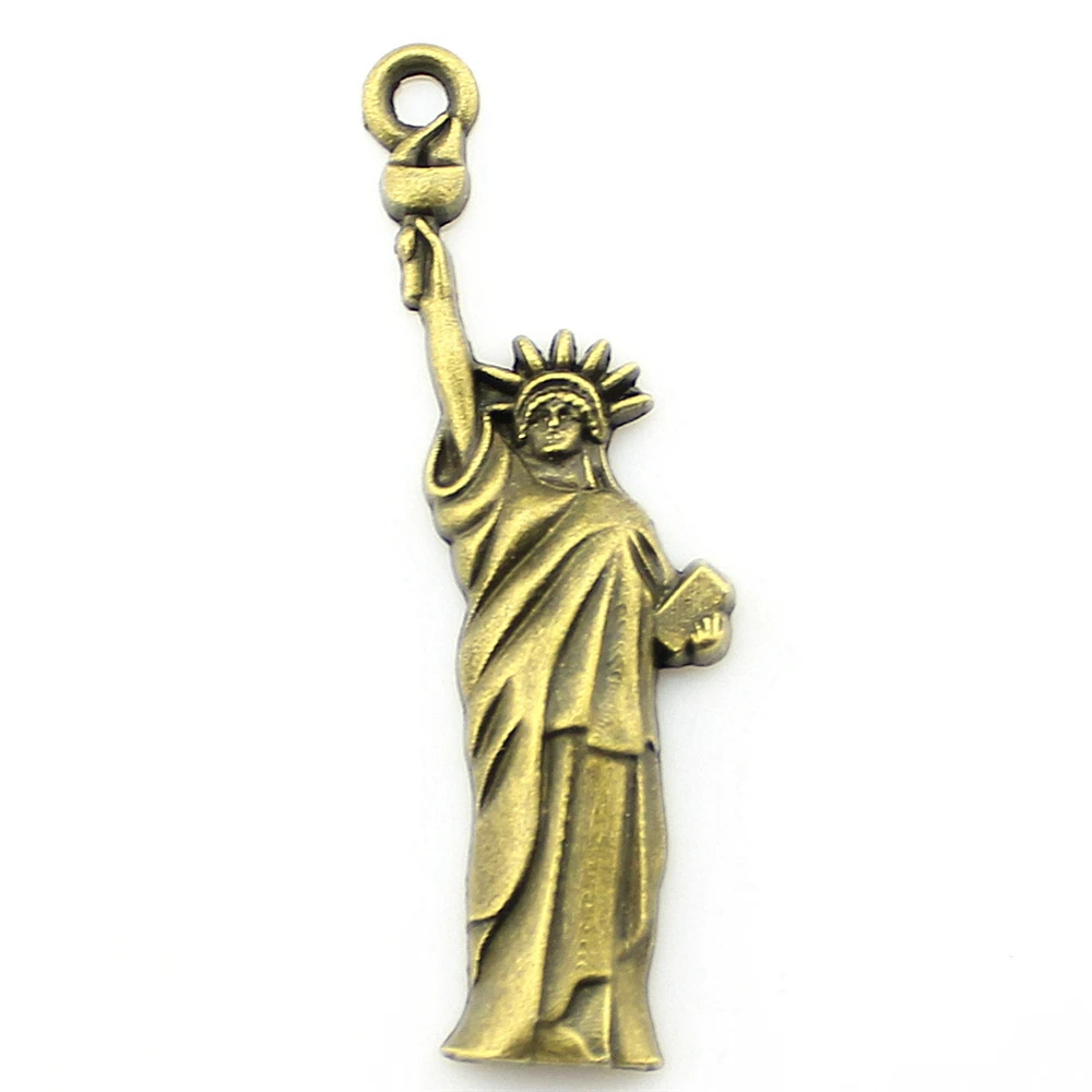 Vintage Jewelry Statue Of Liberty Charms Items Findings 10pcs