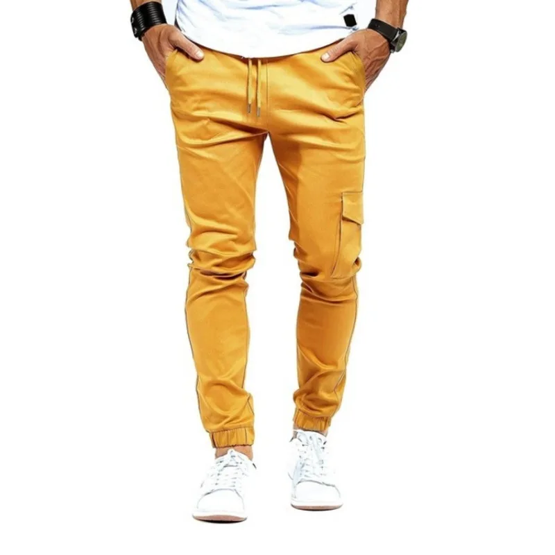 

New Solid Color Trousers Men's Sports Running Fitness Pants Casual Fashion Versatile Sweatpants