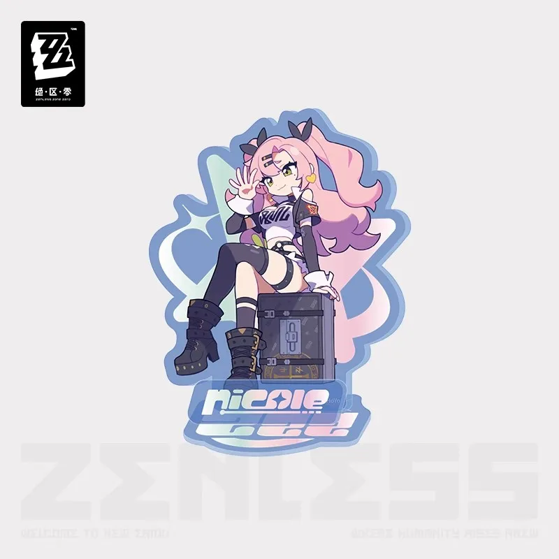 بضائع ألعاب MiHoYo Zenless Zone Zero الرسمية حسب وعد: سلسلة Dream Come True من الأكريليك Standee Anime